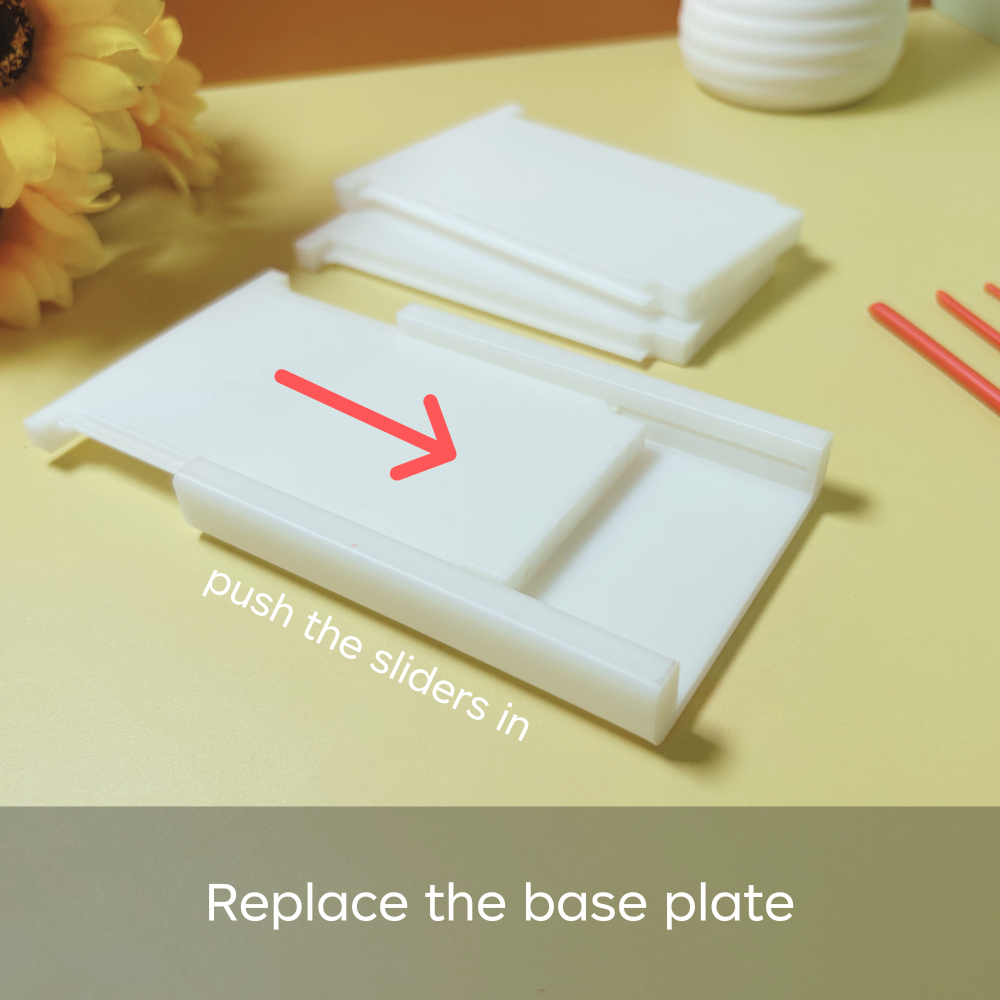 Pitoies Polymer Clay Roller Guide with Adjustable Dual-Size Plates