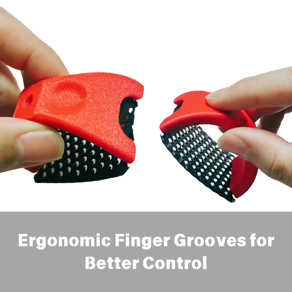 2 Pack Clay & Wood Rasp Tool with Textured Ergonomic Handle