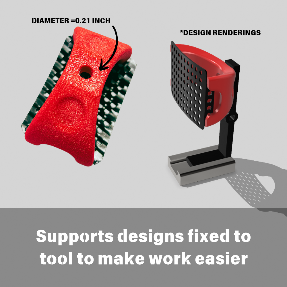 2 Pack Clay & Wood Rasp Tool with Textured Ergonomic Handle